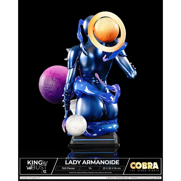 Buste de collection 1:4 Cobra: Lady Armanoïde, King Bust Cartoon Kingdom 2025