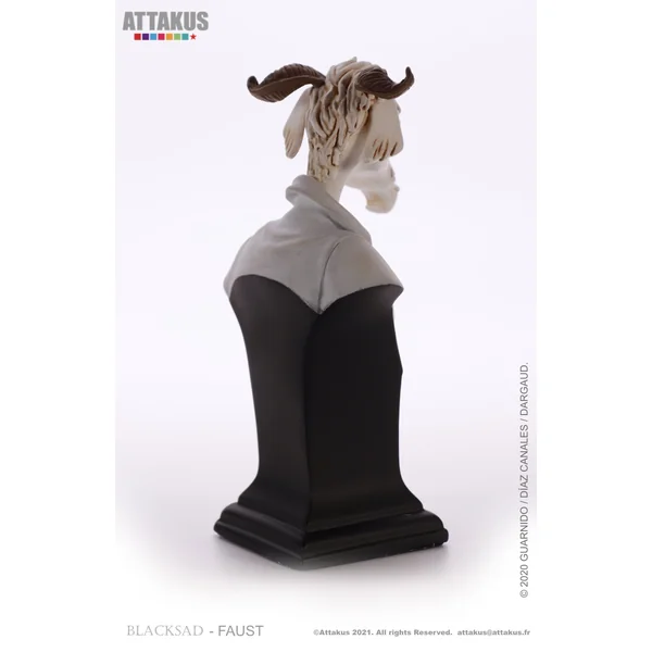 Buste de collection en résine Blacksad Faust Lachapelle Attakus B433