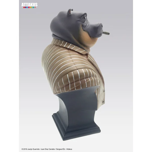 Buste de collection en résine Blacksad Ted Leeman Attakus B428