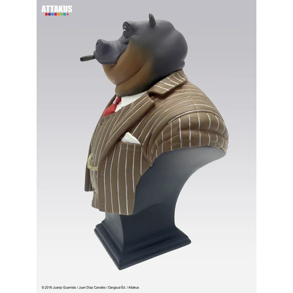 Buste de collection en résine Blacksad Ted Leeman Attakus B428