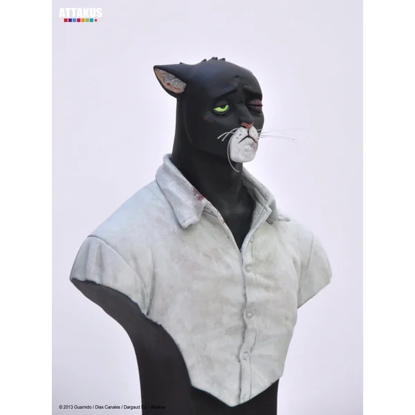 Buste de collection en résine John Blacksad #03 gueule cassée Attakus B426