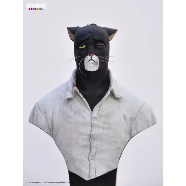 Buste de collection en résine John Blacksad #03 gueule cassée Attakus B426