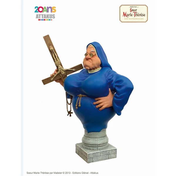 Buste Soeur Marie-Thérèse des Batignolles Maëster Attakus 2019 (c798)