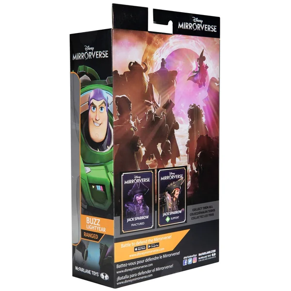 Buzz Lightyear figurine Disney Mirrorverse McFarlane Toys 18 cm