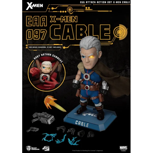 Cable figurine X-Men Egg Attack Beast Kingdom 17 cm
