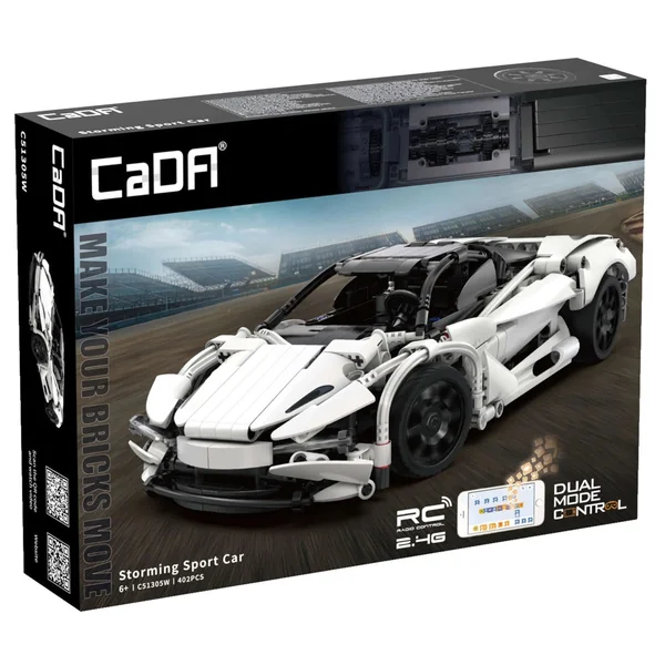 CaDA - Construction Set Toys - Storming Sport Car - RC Building Set - 6 Years - STEM Learning