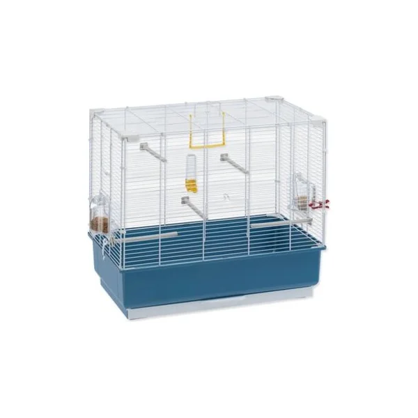 Cage Ferplast Record blanc-bleu 60x32,5x57,5 cm