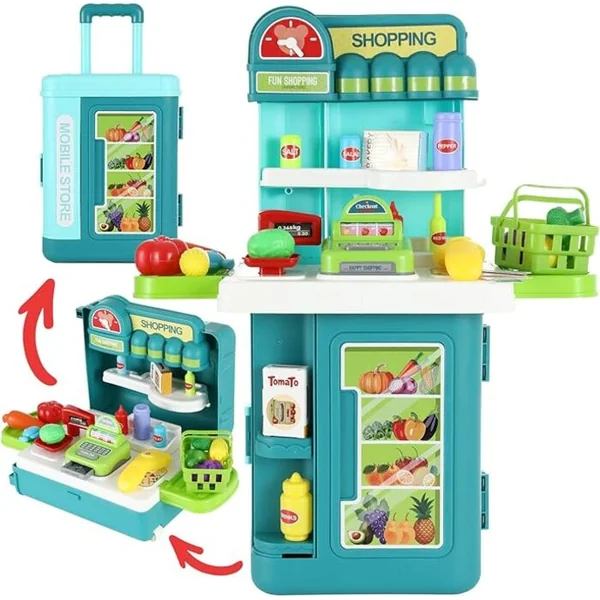 Caisse ensemble table dans une valise 49 x 24 x 61,5 cm