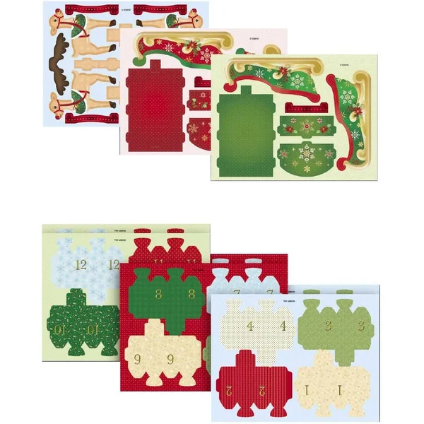 CALENDRIER DE L'AVENT - RENNES ET TRAINEAUX