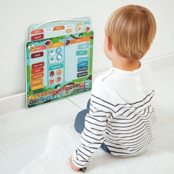 CALENDRIER MAGNETIQUE - APPRENDRE L'HEURE ET LE TEMPS