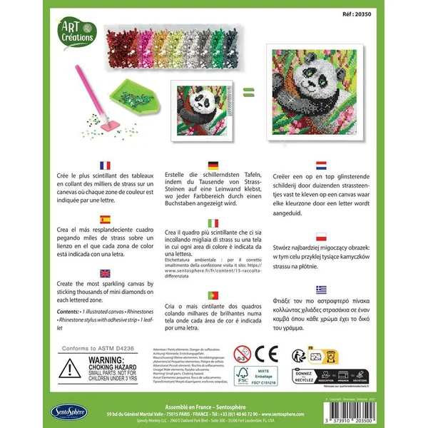 CANEVAS A DIAMANTER - PANDA