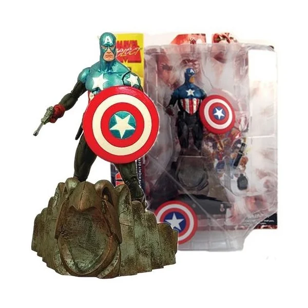 Captain America figurine Marvel Select Diamond Select 18 cm