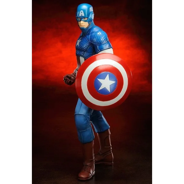 CAPTAIN AMERICA STATUE ARTFX+ 1/10 AVENGERS NOW MARVEL COMICS KOTOBUKIYA 19 CM