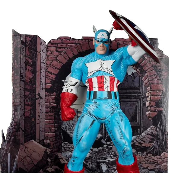 Captain America statuette PVC 1/6 The Amazing Spider-Man #323 Marvel Collection McFarlane Toys 28 cm