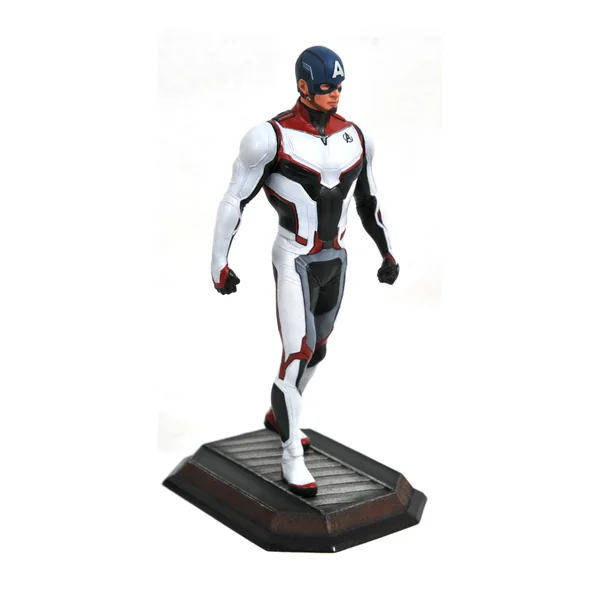 CAPTAIN AMERICA TEAM SUIT STATUE AVENGERS ENDGAME MARVEL MOVIE GALLERY DIAMOND SELECT