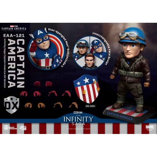 Captain America The First Avenger figurine DX Version Egg Attack Beast Kingdom 17 cm