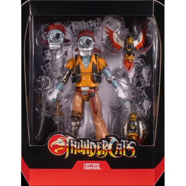 Captain Cracker the Robotic Pirate Scoundrel figurine Ultimate Thundercats Super7 18 cm