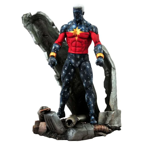CAPTAIN MARVEL (GENIS-VELL) FIGURINE MARVEL SELECT DIAMOND SELECT 18 CM