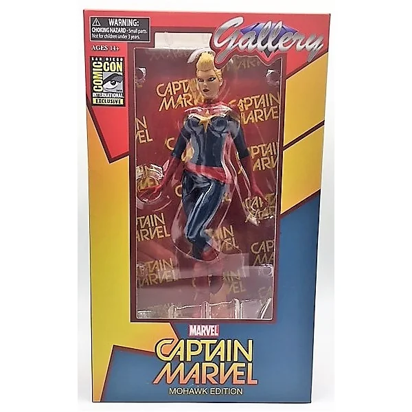 CAPTAIN MARVEL STATUE MOHAWK EXCLUSIVE SDCC MARVEL GALLERY DIAMOND SELECT 23 CM