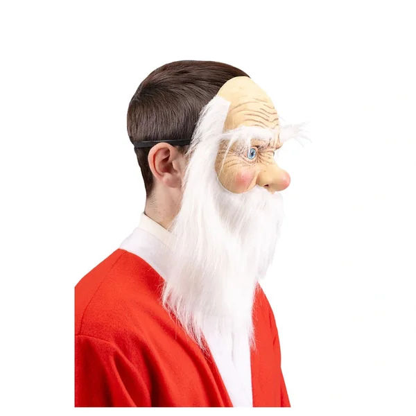 Carnival Toys - Pretend Professions - Santa Claus Latex Mask - Adult - Christmas Gift