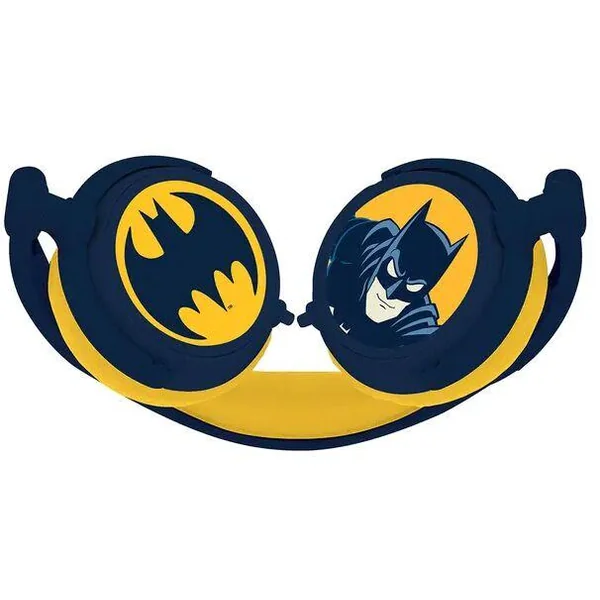 CASQUE STEREO FILAIRE PLIABLE AVEC LIMITATION DE VOLUME D'ECOUTE BATMAN