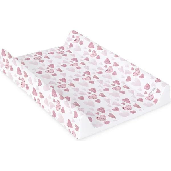 CEBA Matelas à langer à 2 bords avec planche rigide (50x70) Ultra Light Lots of Love