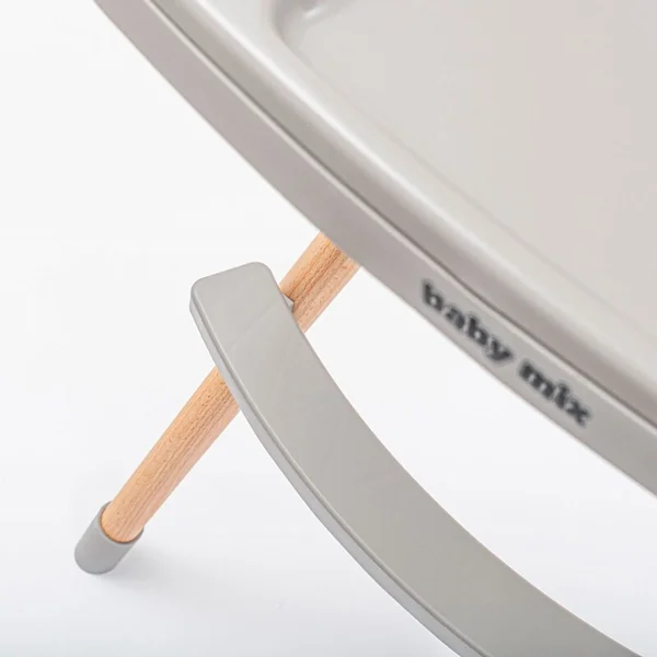 Chaise de salle à manger Baby Mix Freja en bois vert poussiéreux