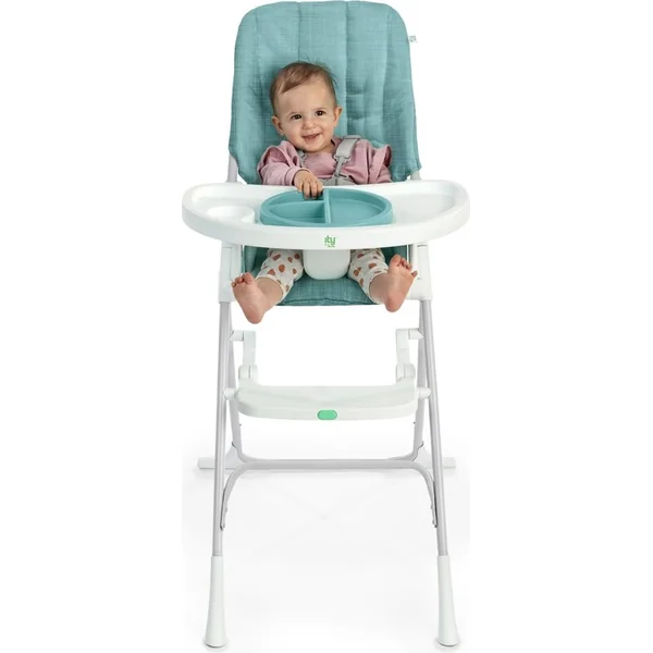 Chaise haute pliante Sun Valley™ Teal 6m+ jusqu'à 15 kg