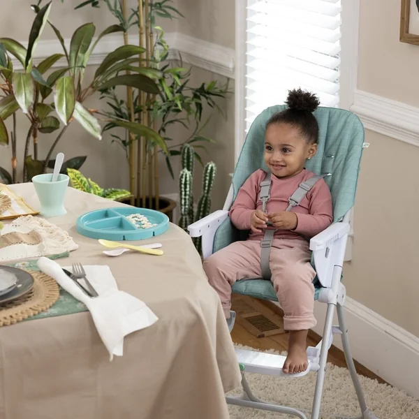 Chaise haute pliante Sun Valley™ Teal 6m+ jusqu'à 15 kg