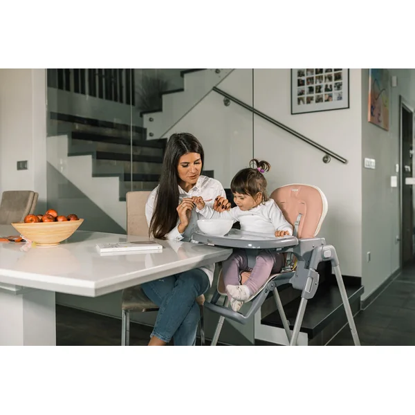 Chaise haute Pocket, Ice Grey