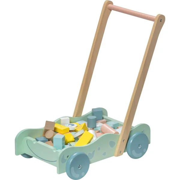 CHARIOT A POUSSER EN BOIS