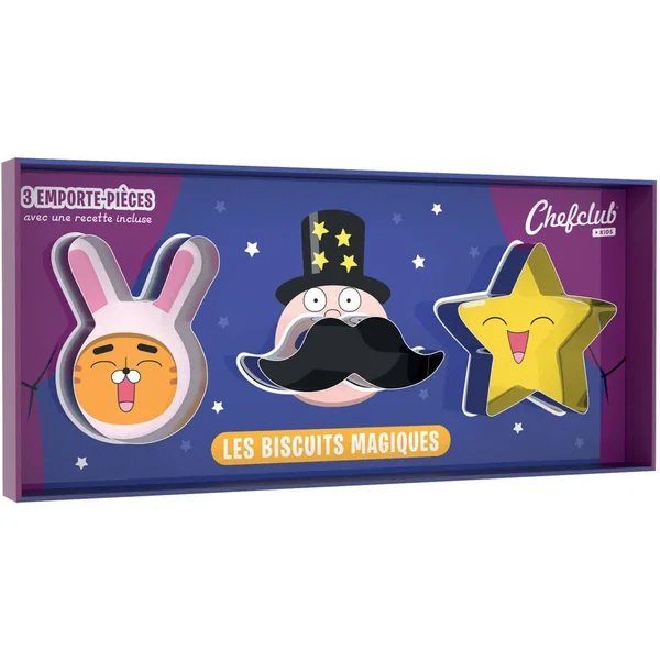 CHEFCLUB KIDS - EMPORTE-PIECES - LES BISCUITS MAGIQUES