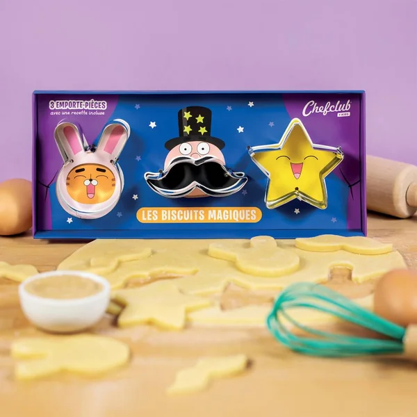 CHEFCLUB KIDS - EMPORTE-PIECES - LES BISCUITS MAGIQUES