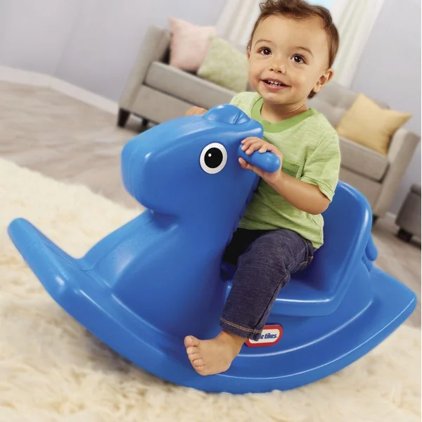 CHEVAL A BASCULE - BLEU