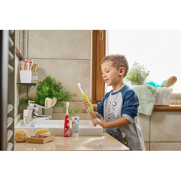 CHICCO Brosse à dents électrique pour enfants Tiger 3 ans+