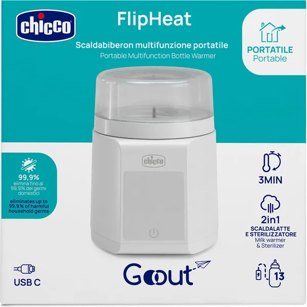 CHICCO Chauffe-biberons et stérilisateur Portable