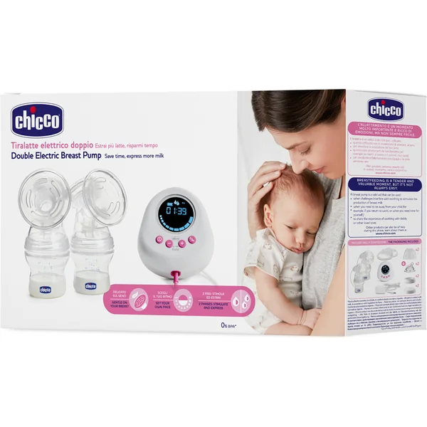 CHICCO Tire-lait électrique Double Pink