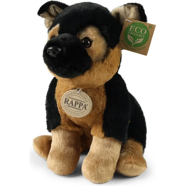 Chien en peluche berger allemand assis 23 cm SOFT COLLECTION
