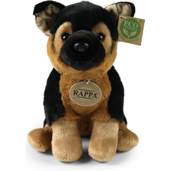 Chien en peluche berger allemand assis 23 cm SOFT COLLECTION