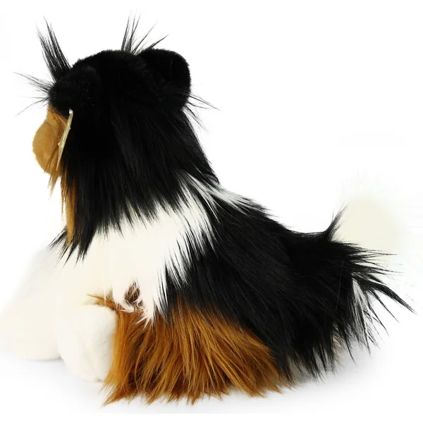 Chien en peluche border collie 28 cm ÉCOLOGIQUE