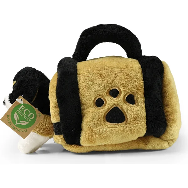 Chien en peluche Bouvier bernois dans une caisse 15 cm ECO-FRIENDLY