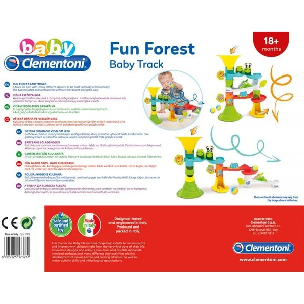 Clementoni Baby grande piste à billes avec des animaux