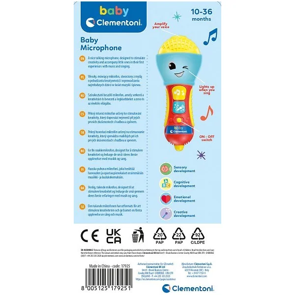 Clemmy baby - Microphone pour enfants