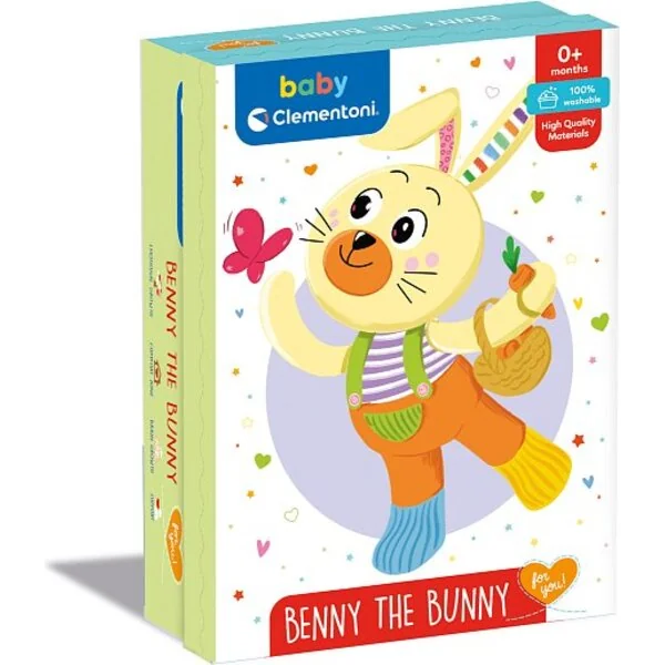Clemmy baby - Mon premier doudou - Lapin Ben dans un coffret cadeau.