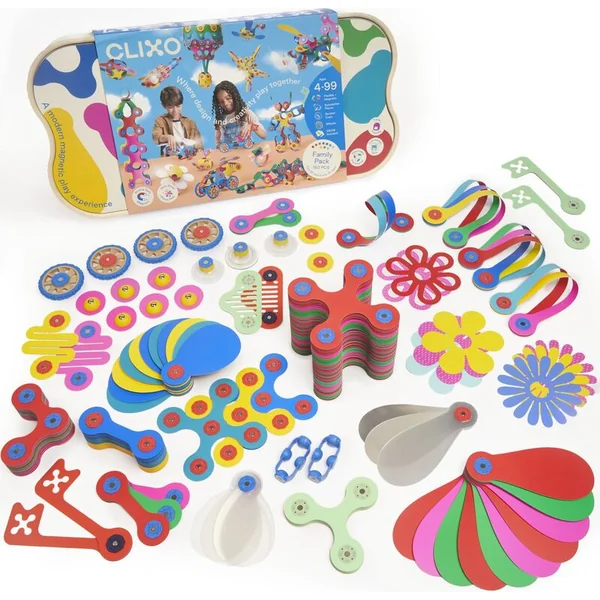 CLIXO Family - jeu de construction magnétique 150 pièces