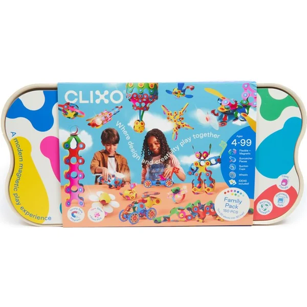 CLIXO Family - jeu de construction magnétique 150 pièces