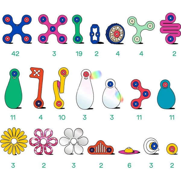 CLIXO Family - jeu de construction magnétique 150 pièces