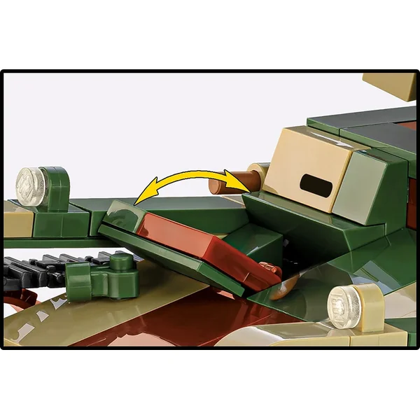 Cobi 2661 Char léger polonais 7TP - Seconde Guerre mondiale 1:28