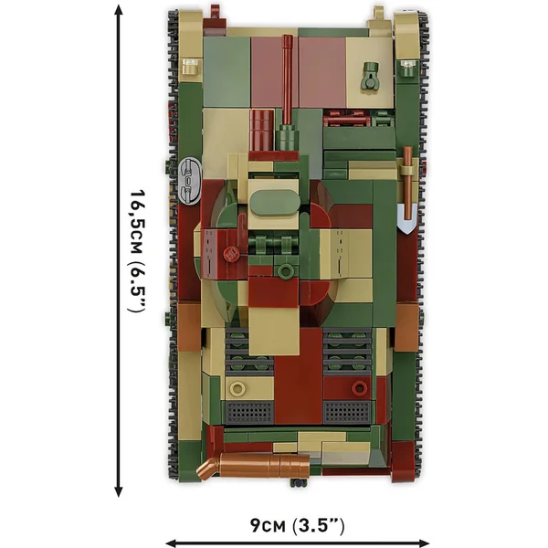 Cobi 2661 Char léger polonais 7TP - Seconde Guerre mondiale 1:28