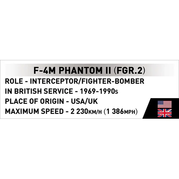 Cobi 5908 Forces Armées F-4F Phantom II, 1:48, 728 k